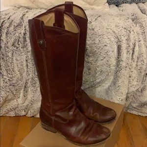 Frye Melissa Button riding boots